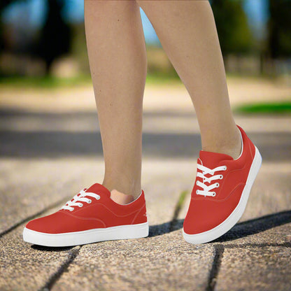 Woman walking in the Bold Elegance Lace-Ups