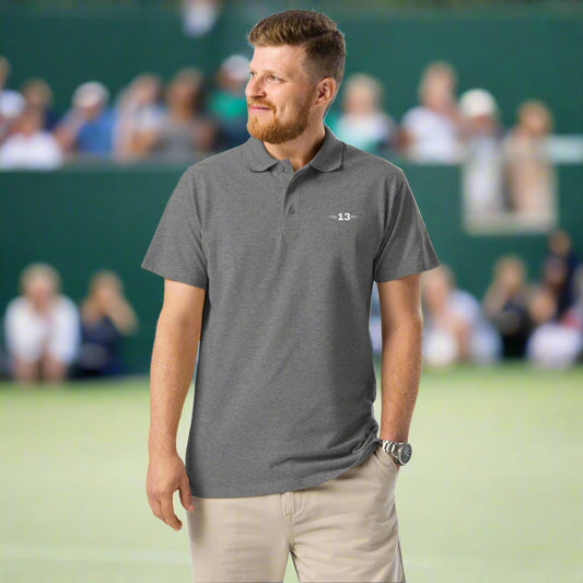 Elite Confidence Pique Polo with logo on left chest