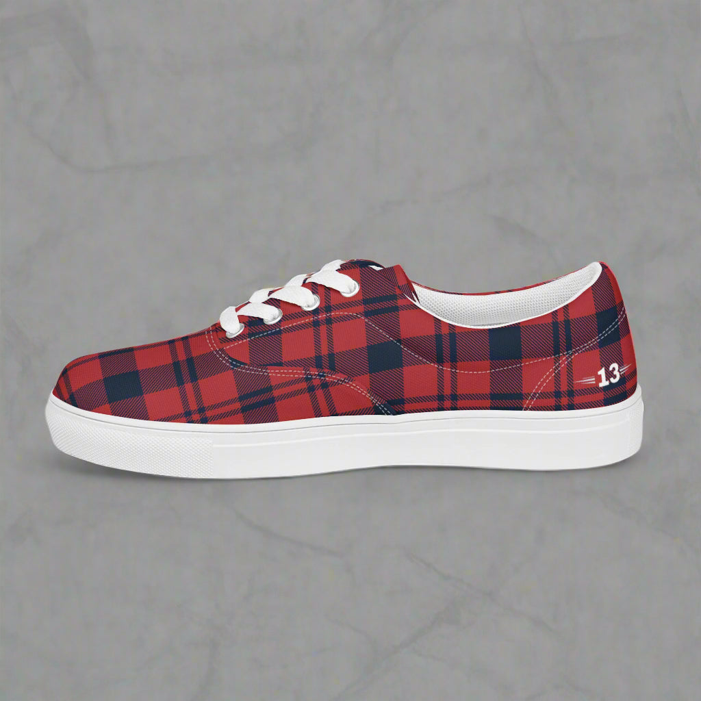 Product view of Plaid Perfection Lace-Ups