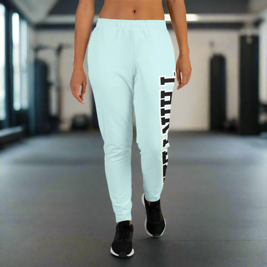 Woman wearing Skyline Comfort Joggers front view