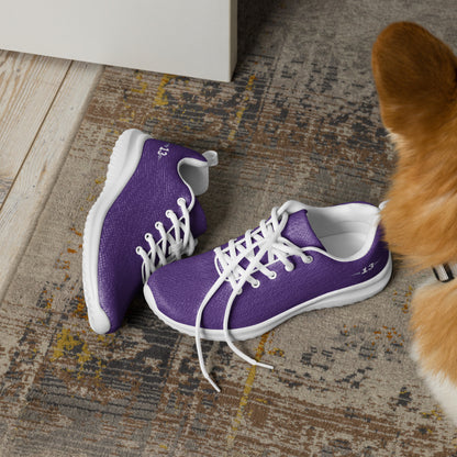 cat watching StrideForce Ultra Athletic Shoes on floor