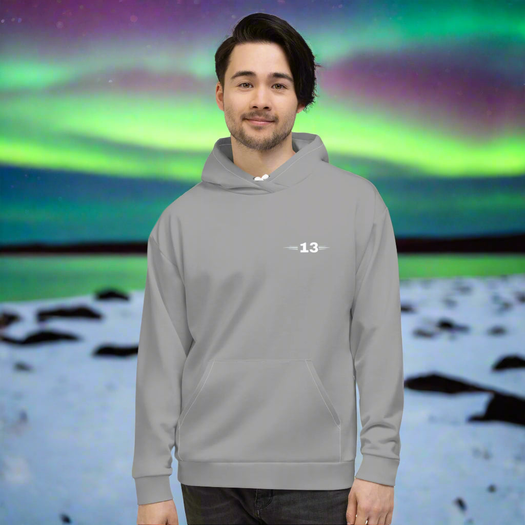 man wearing Urban Chill Hoodie front view