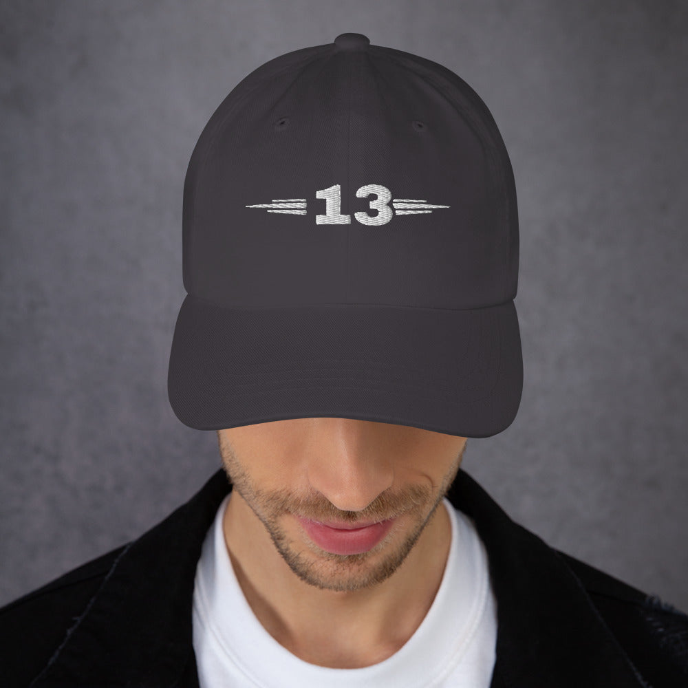 Front view of Classic Golf Cap Dark Grey