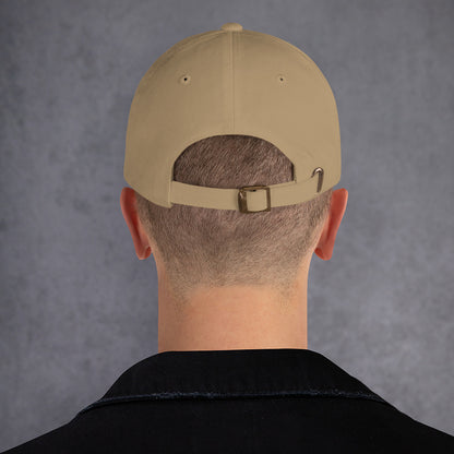 Khaki Classic Golf Cap back view