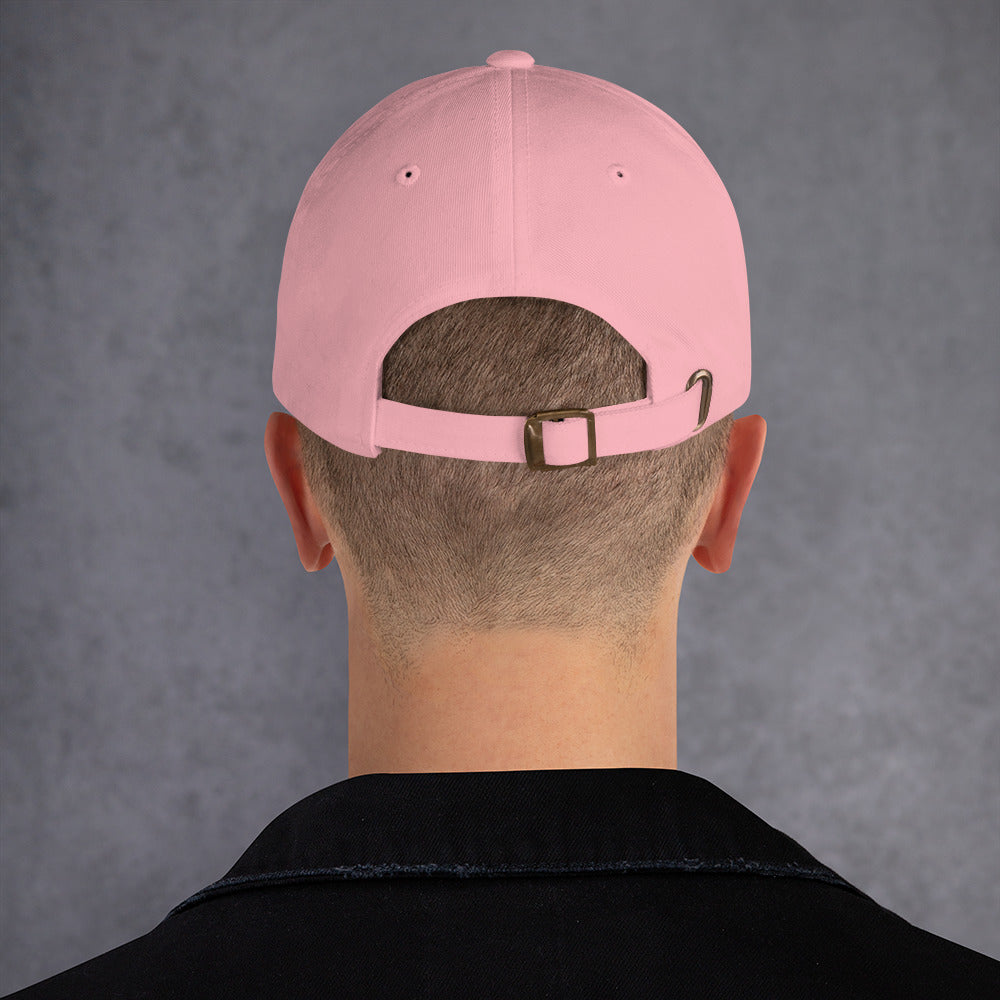 Back view of Pink Classic Golf Cap