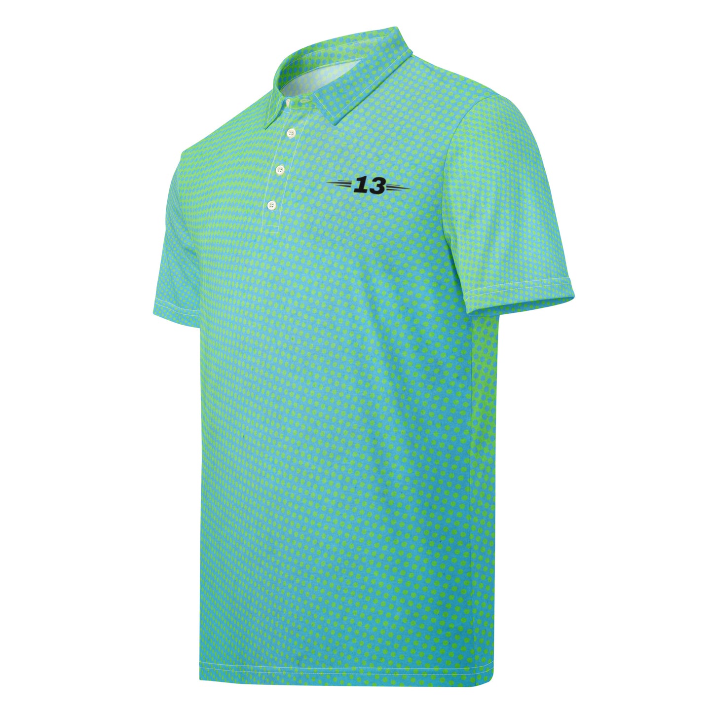 Product view of Verdant Mosaic Slim Fit Polo